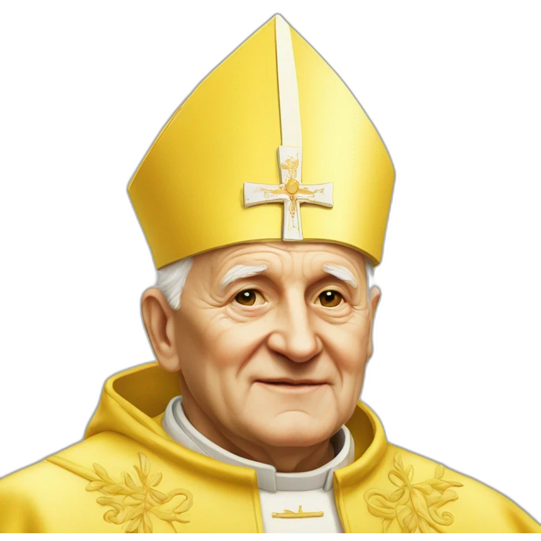 yellow-pope-john-paul-ii emoji