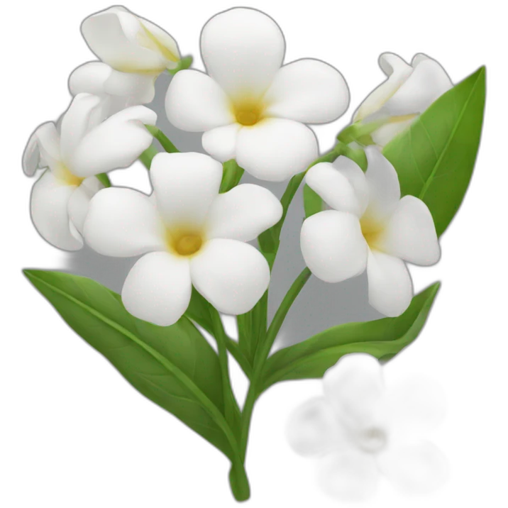 fleurs blanches emoji