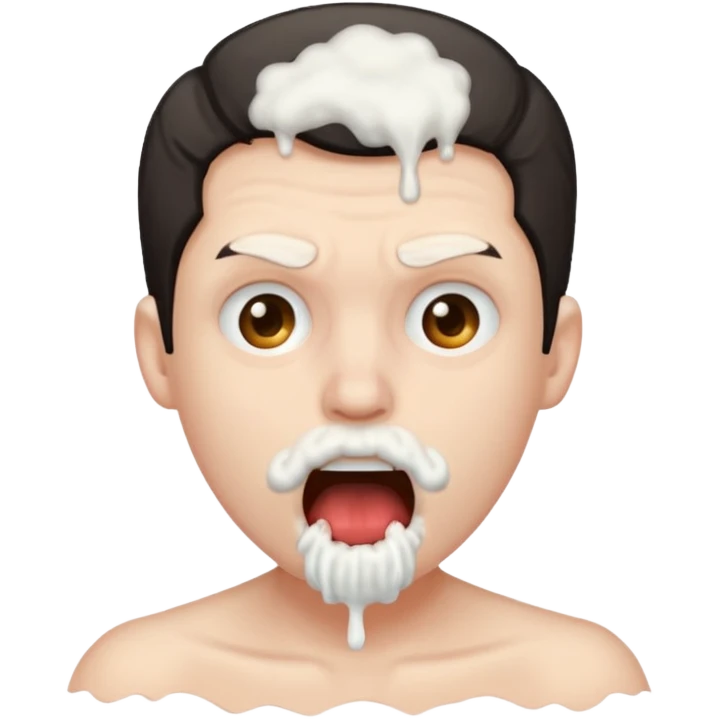 frothing at the mouth emoji