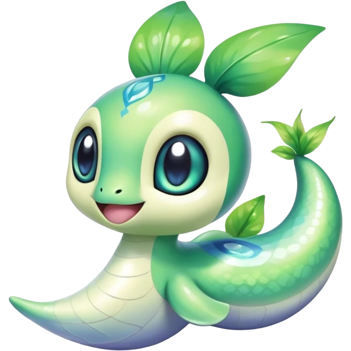 Shiny Exotic Dratini-Celebi-Chikorita-Hybrid-Creature emoji