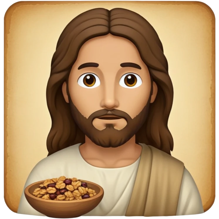 예수님과 그래놀라 emoji