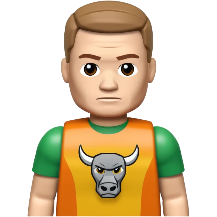 Jhon cena lego with his t shirt emoji