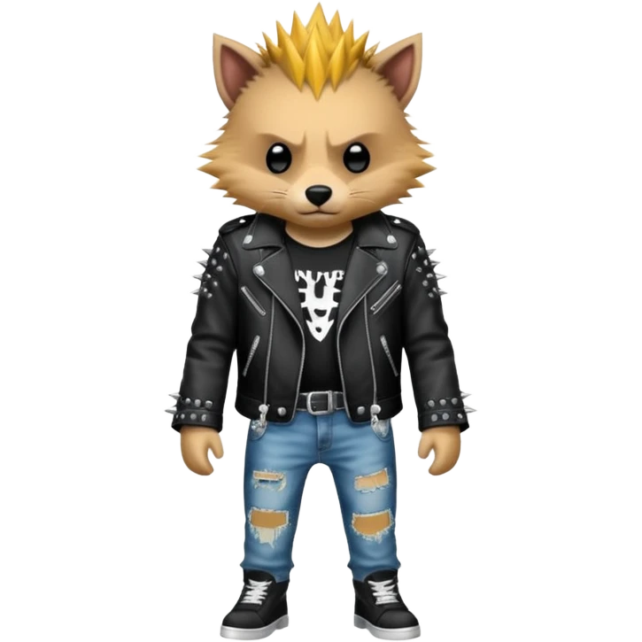 punk musician animal emoji