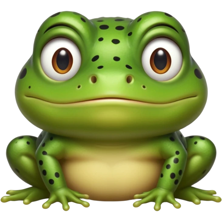 A bullfrog with my face on place of the bullfrog face to combine into a cartoon version of myself as a bullfrog  emoji