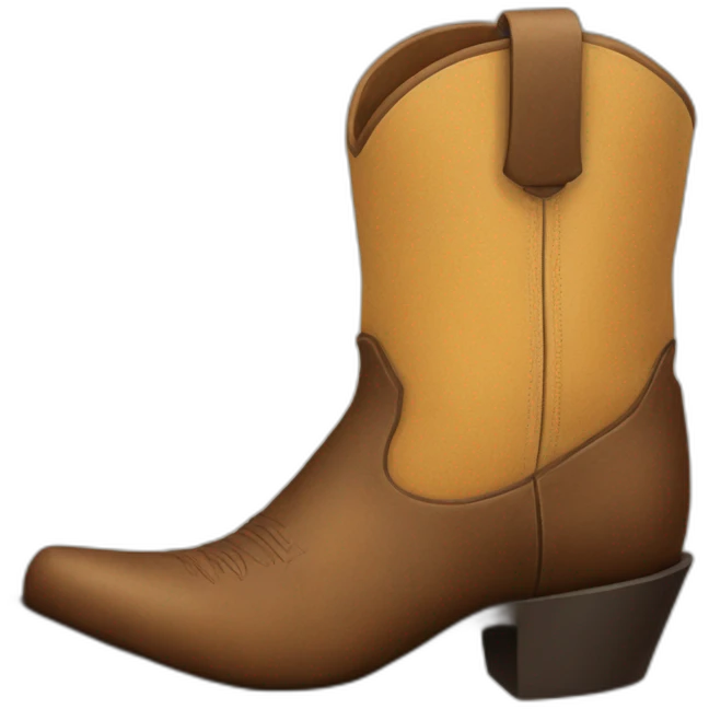 Santiag boot originally  emoji