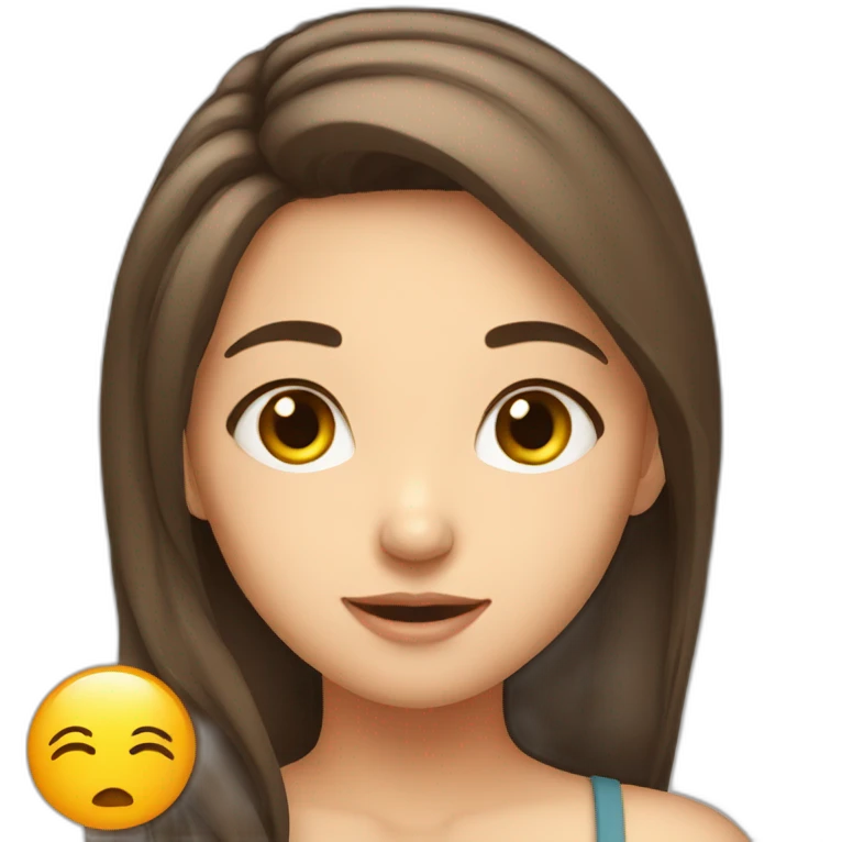 Cute girl emoji