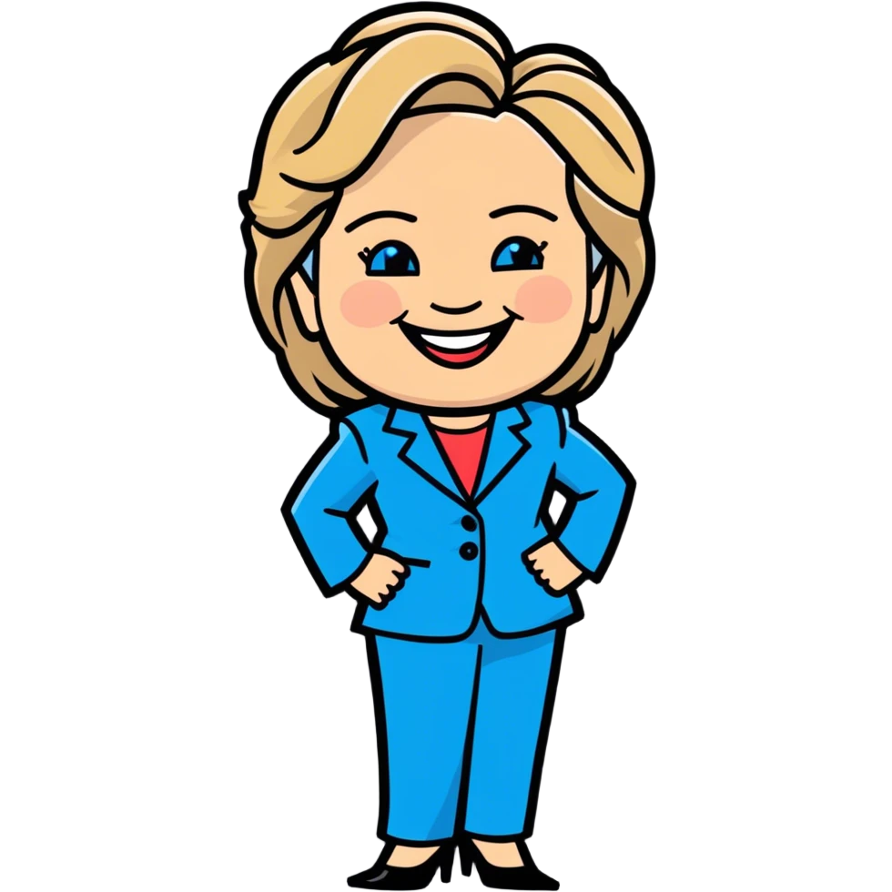 Big booty Hillary Clinton (safe for work) emoji