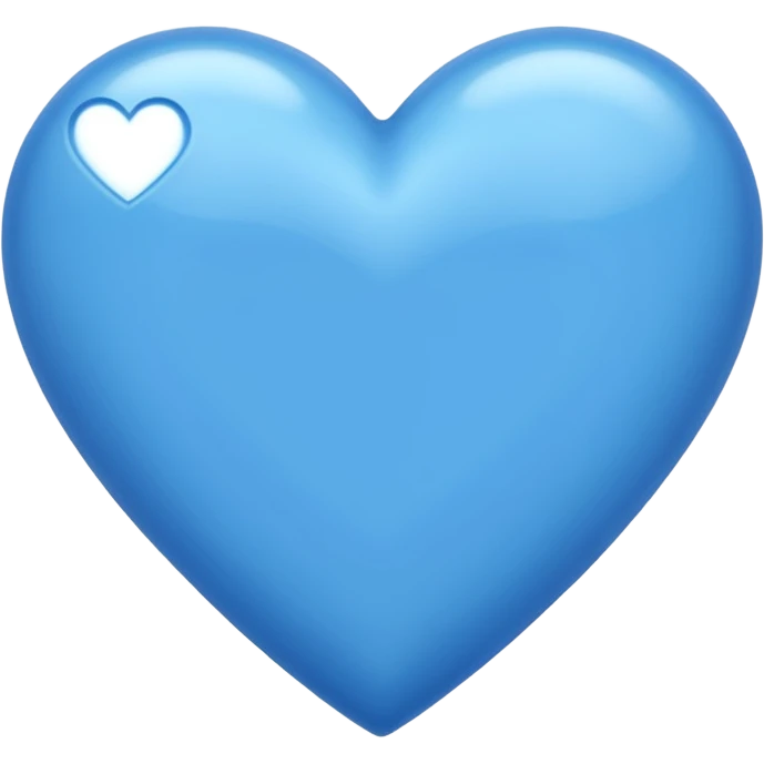 blue heart emoji