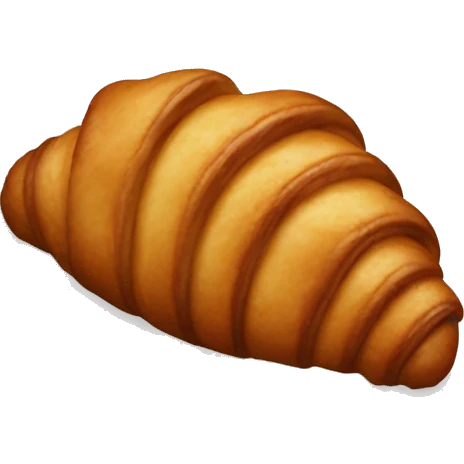 Chocolate croissant emoji