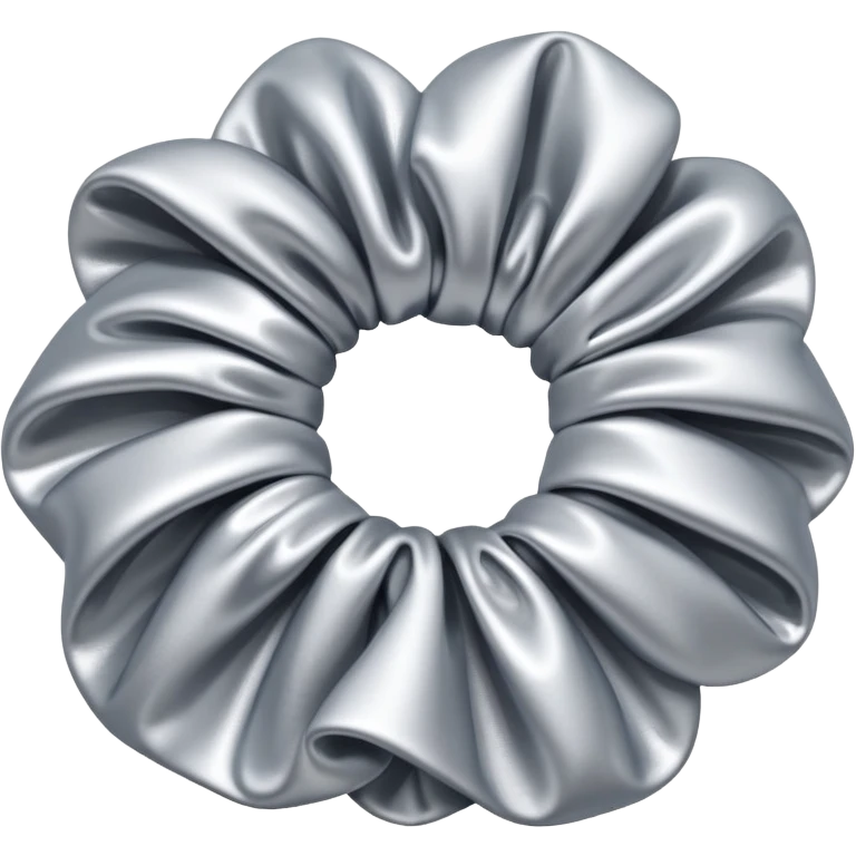 Silver scrunchie  emoji