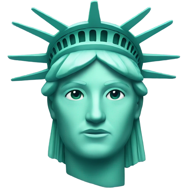 statue of liberty head emoji