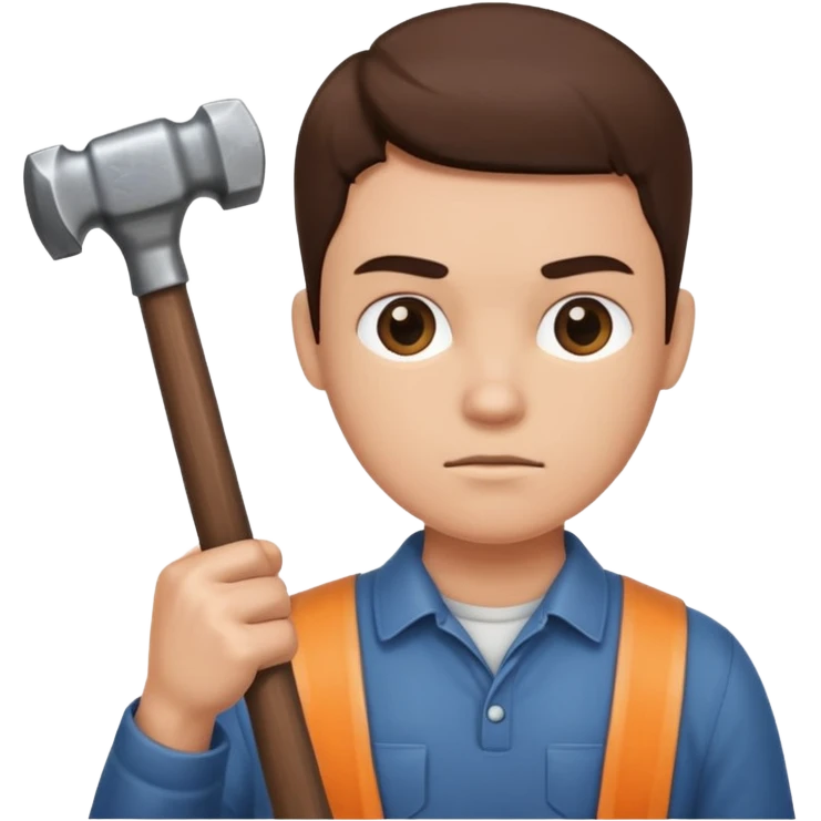 Repairs and Maintenance, holding tool, harmer emoji