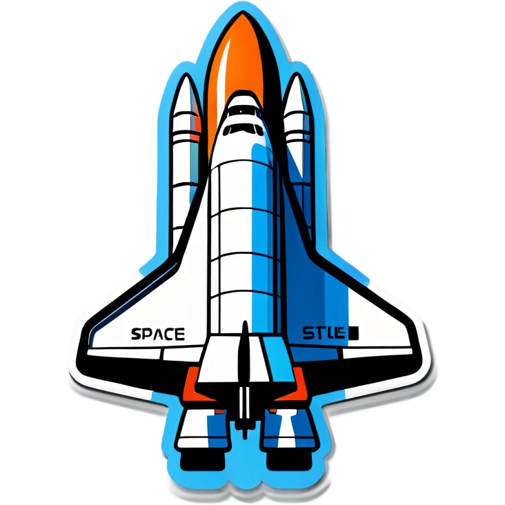 Space shuttle emoji