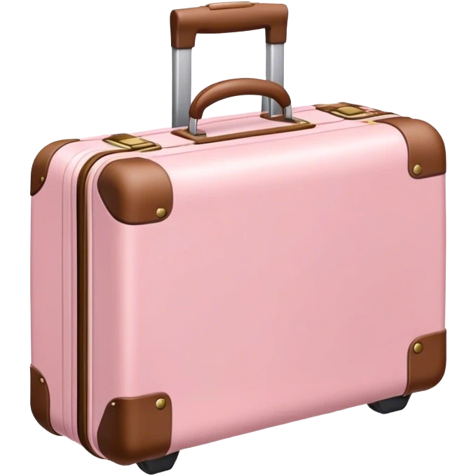 light pink luggage  emoji