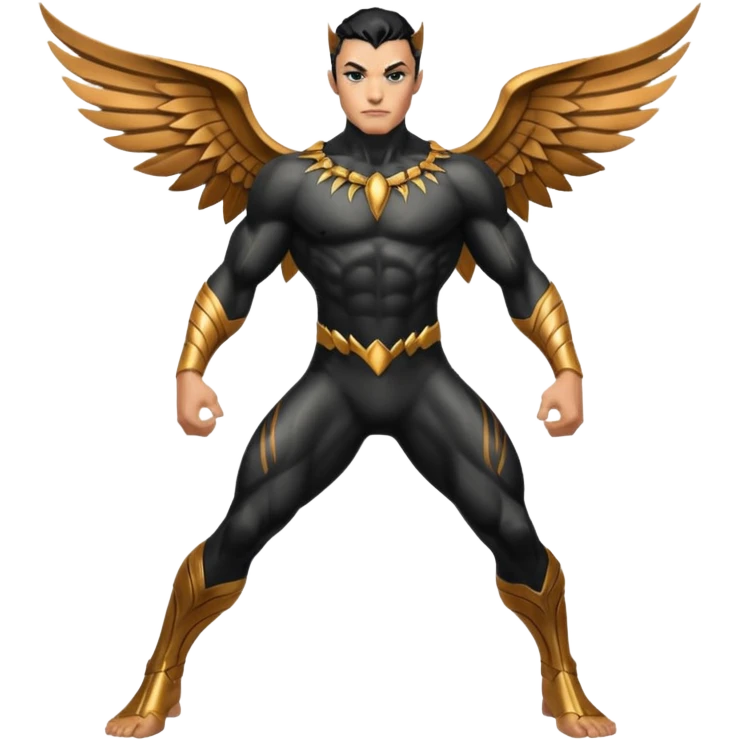 Namor from Black Panther 2, with winged ankles emoji