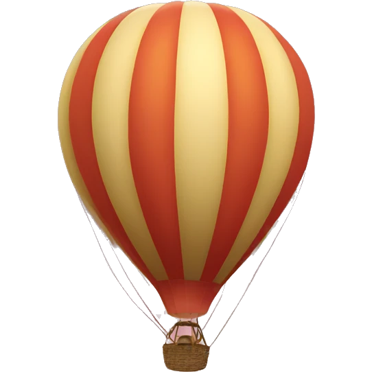 Hot air balloon emoji