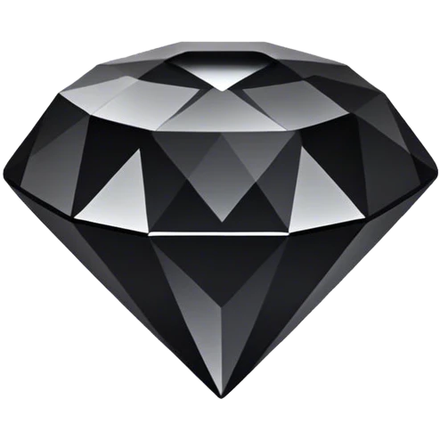 Black diamond emoji