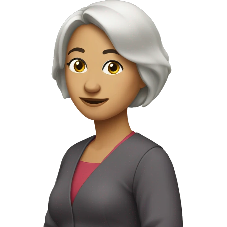 maestra ensenando pintra emoji