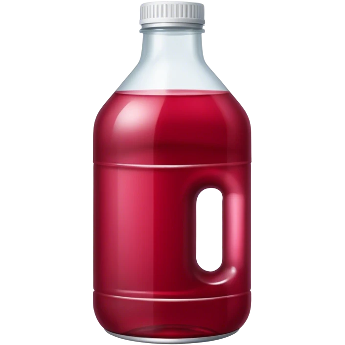 Cranberry bottle juice emoji