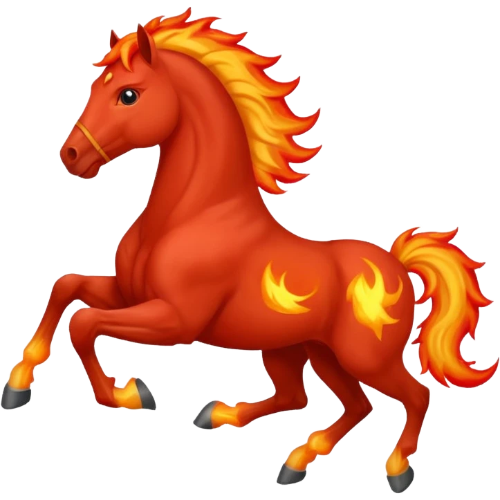 The Fire Horse Symbol of 2026 emoji