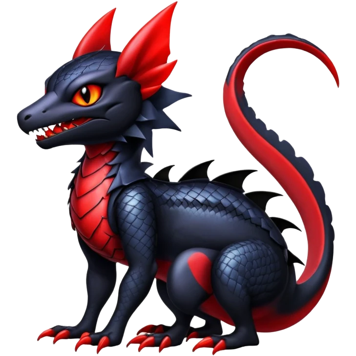 Shiny Epic Badass Gothic Noibat-Salandit-Litten-Hybrid emoji