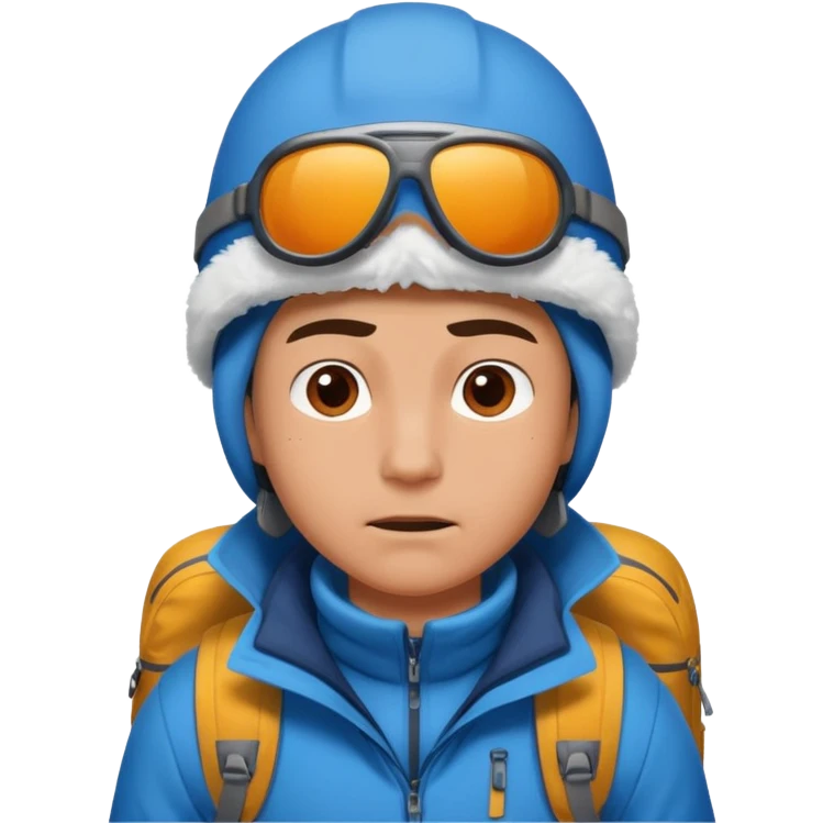 Inoxtag en haut de l’everest  emoji