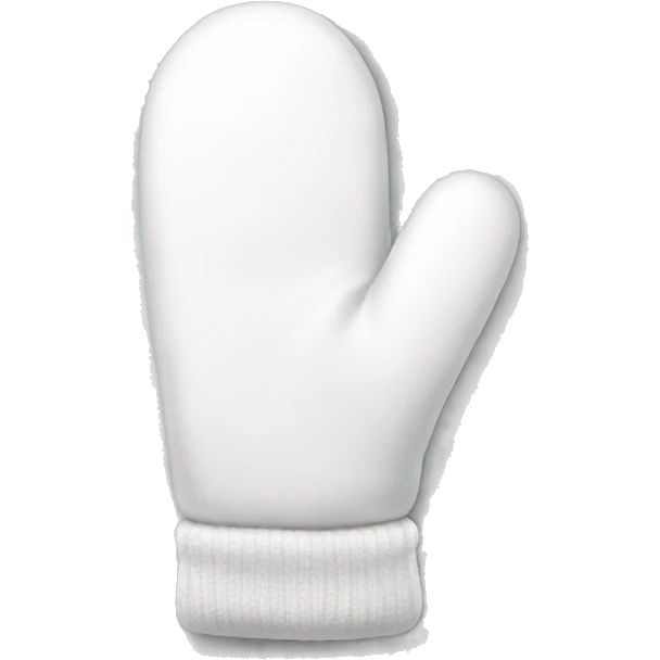 White mittens emoji