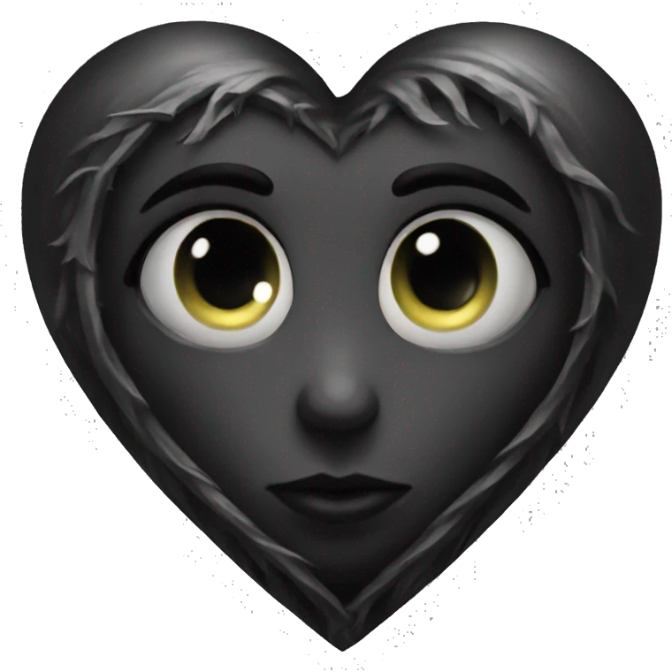 Gothic heart  emoji