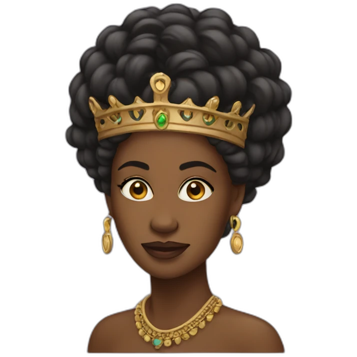 African queen emoji