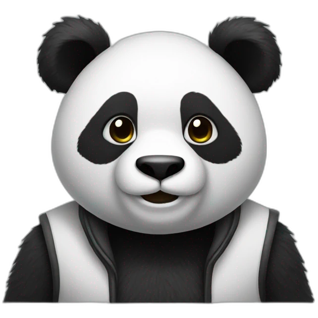 Panda man emoji