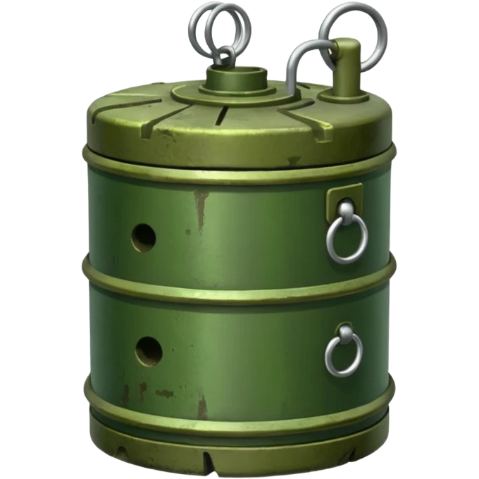 green military mine emoji