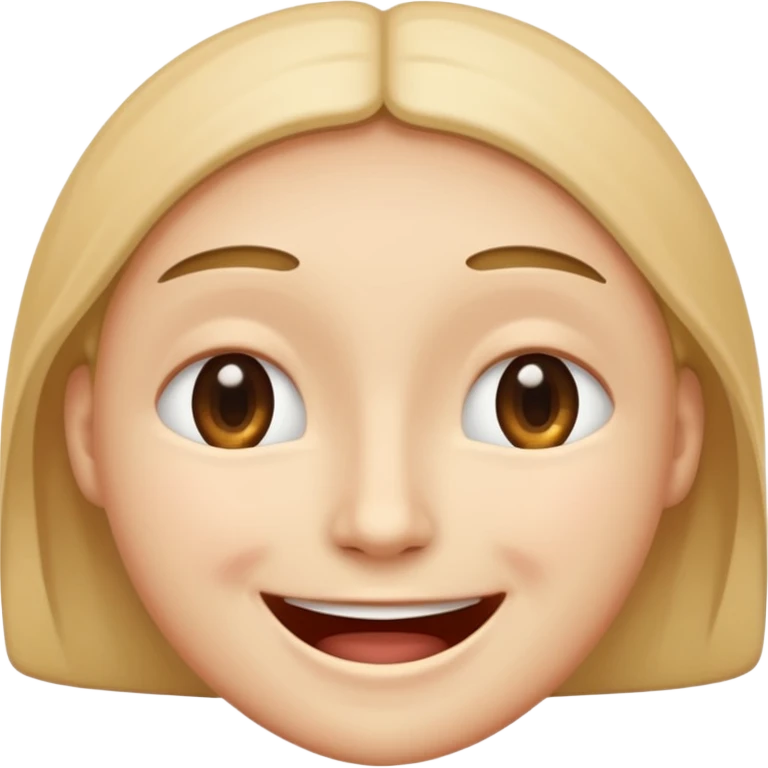 A smiling face with barely open eyes. emoji