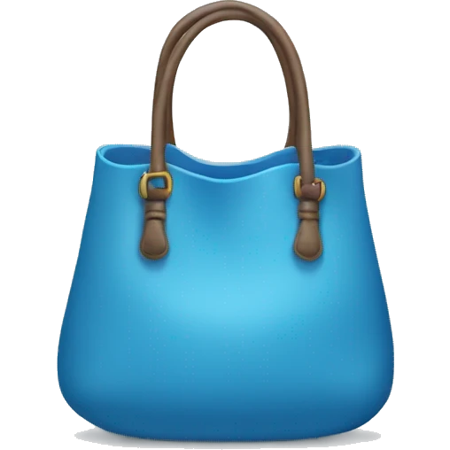 blue birking bag emoji