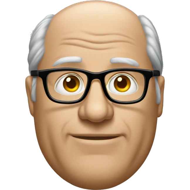 Larry Fink wearing glasses emoji