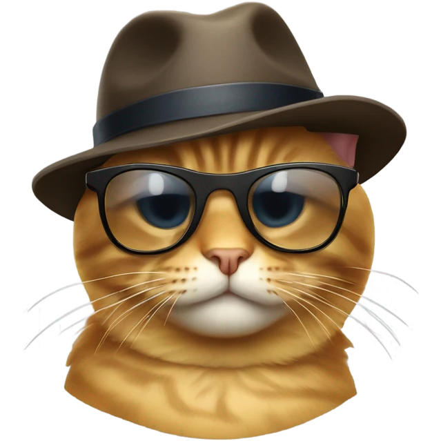 Gangster cat emoji