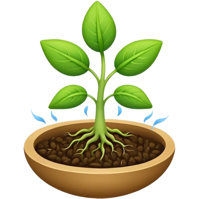 Germinating seed emoji