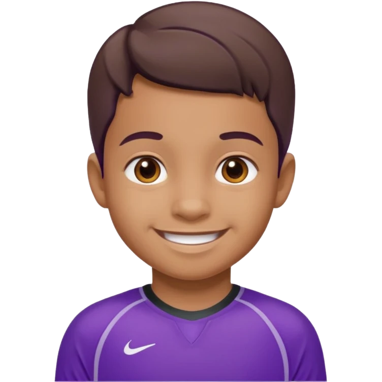 child with purple jersey emoji