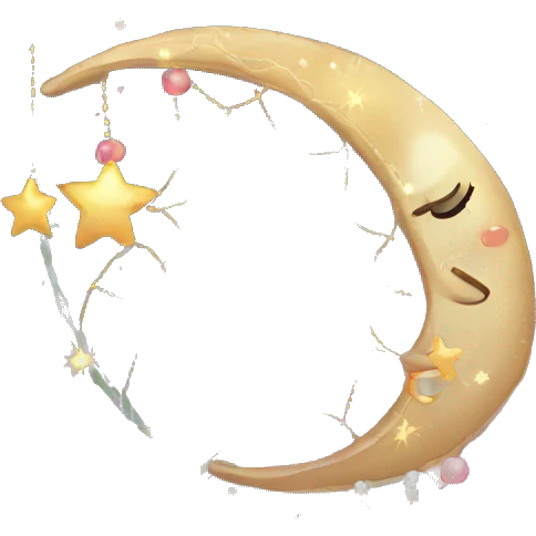 Sparkly moon-and-stars-galaxy-dreamcatcher emoji