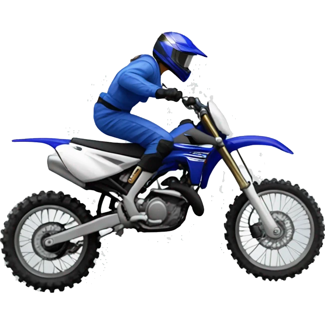 Yamaha Dirt bike wheeling emoji