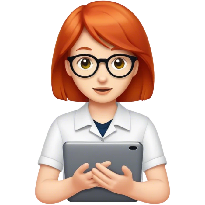 Redhead college programmer  emoji