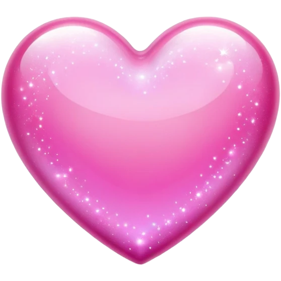 sparkly pink heart emoji