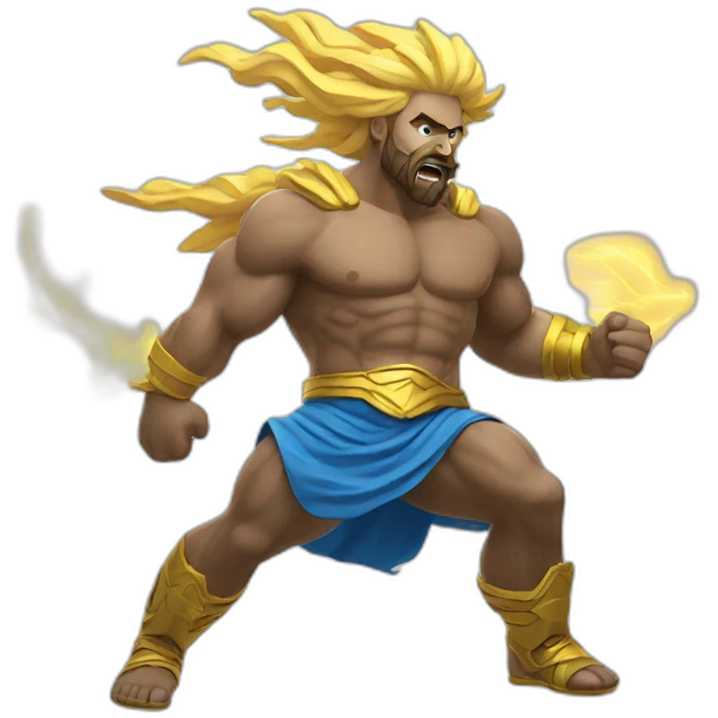 Thunder-throwing zeus  emoji