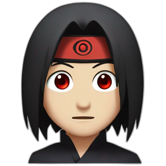 Itachi sharingan emoji