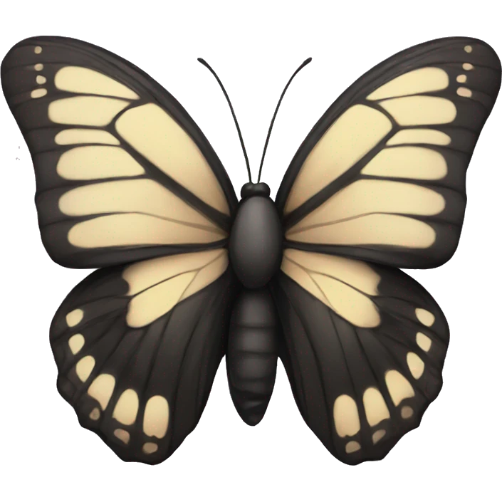 black butterfly emoji