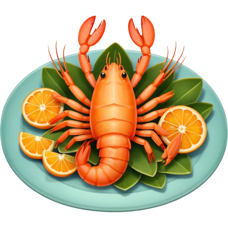prawn plate emoji