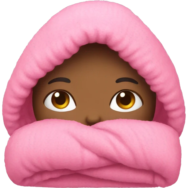 Pink cozy emoji