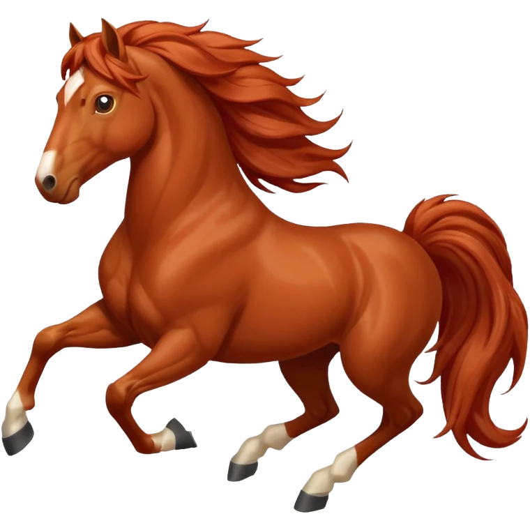 red horse 2026 year agressive running happiness and money follows emoji