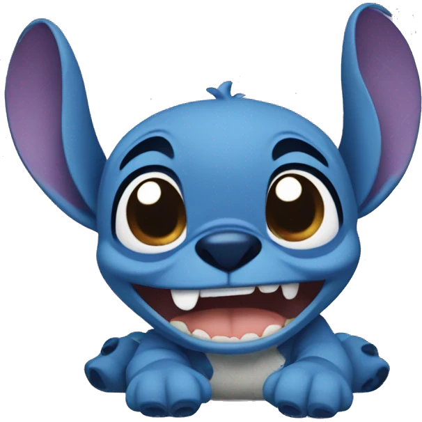 Stitch qui dort emoji