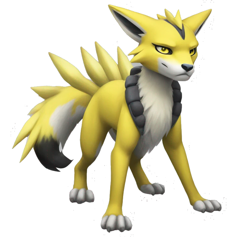 Lombax-Renamon-Zeraora full body emoji