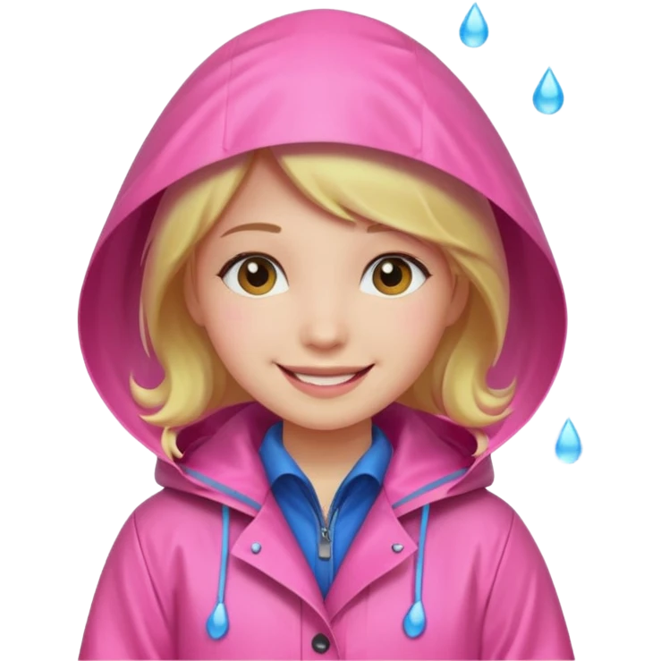 girl in pink rain coat



 emoji